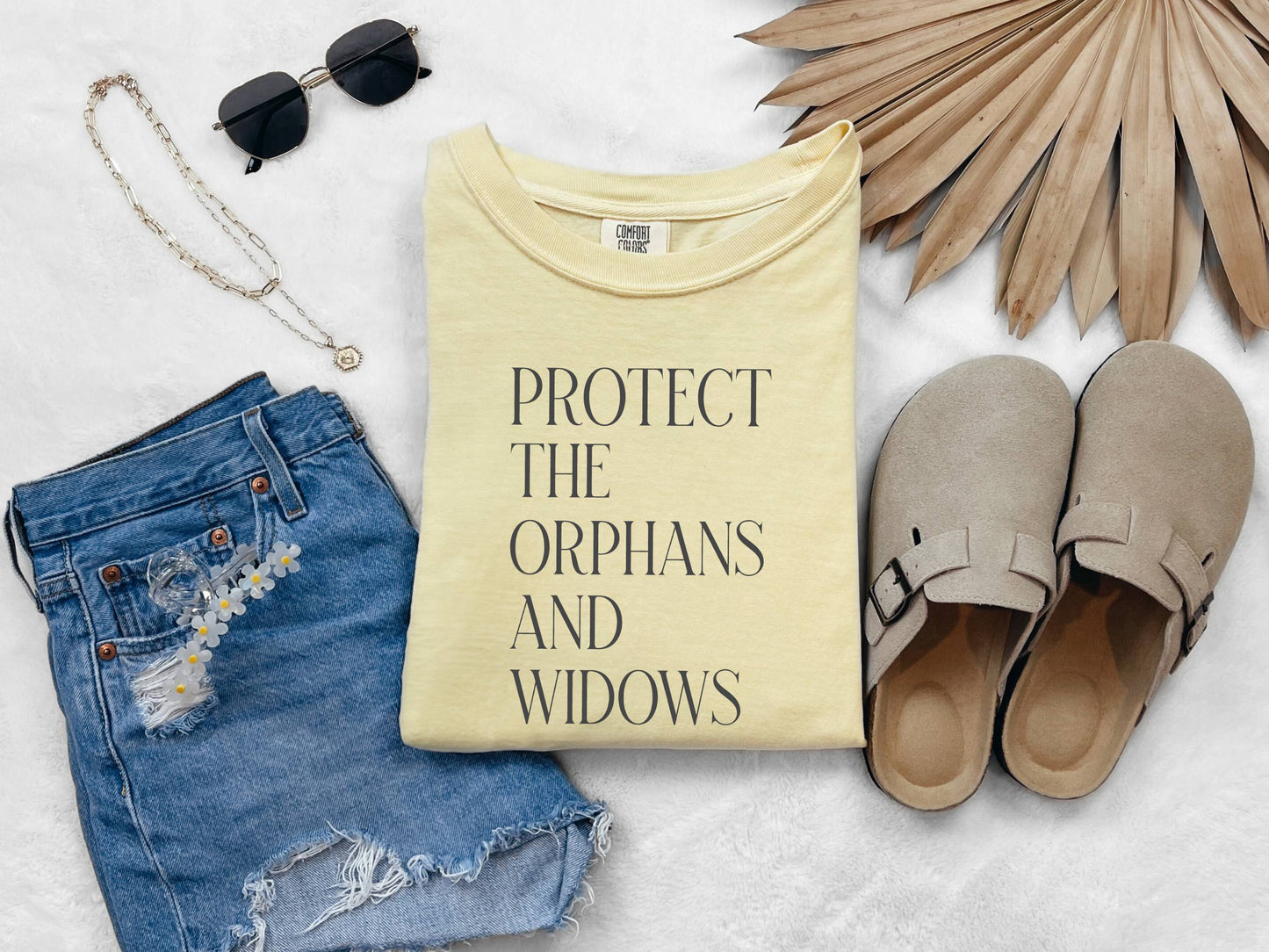 Protect the Orphans and Widows T-Shirt