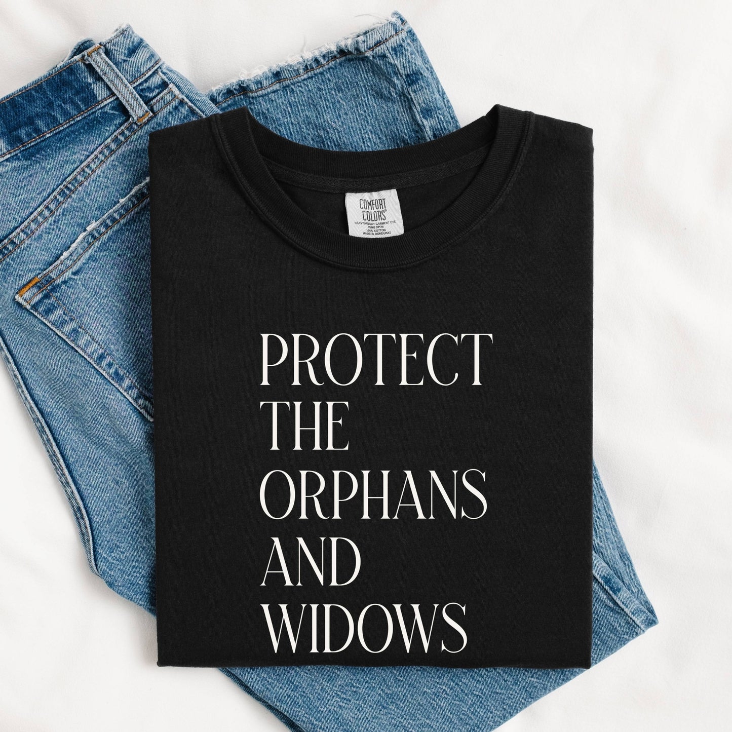 Protect the Orphans and Widows T-Shirt