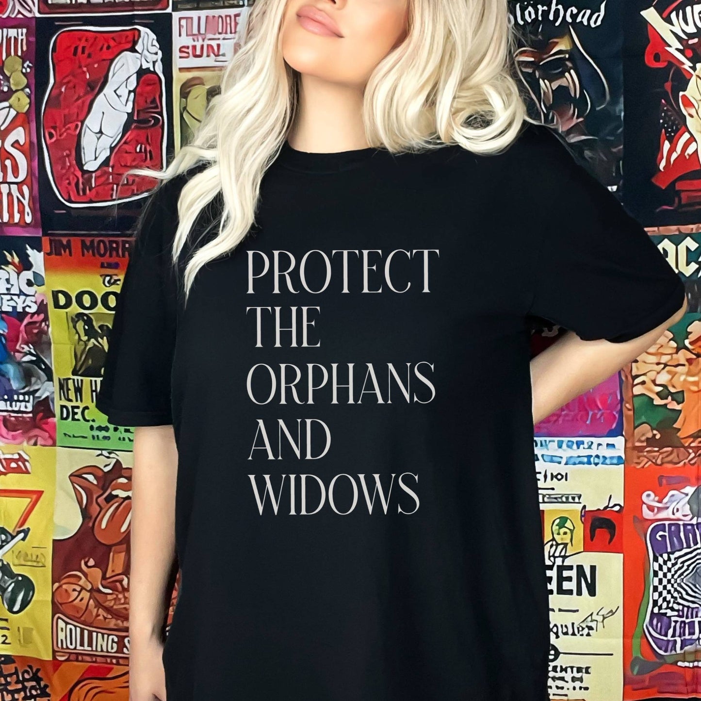 Protect the Orphans and Widows T-Shirt