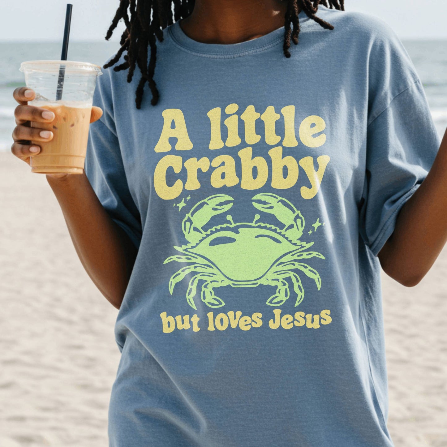 A Little Crabby But Loves Jesus T-Shirt