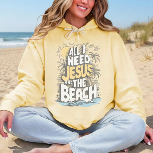 Jesus and the Beach Hoodie