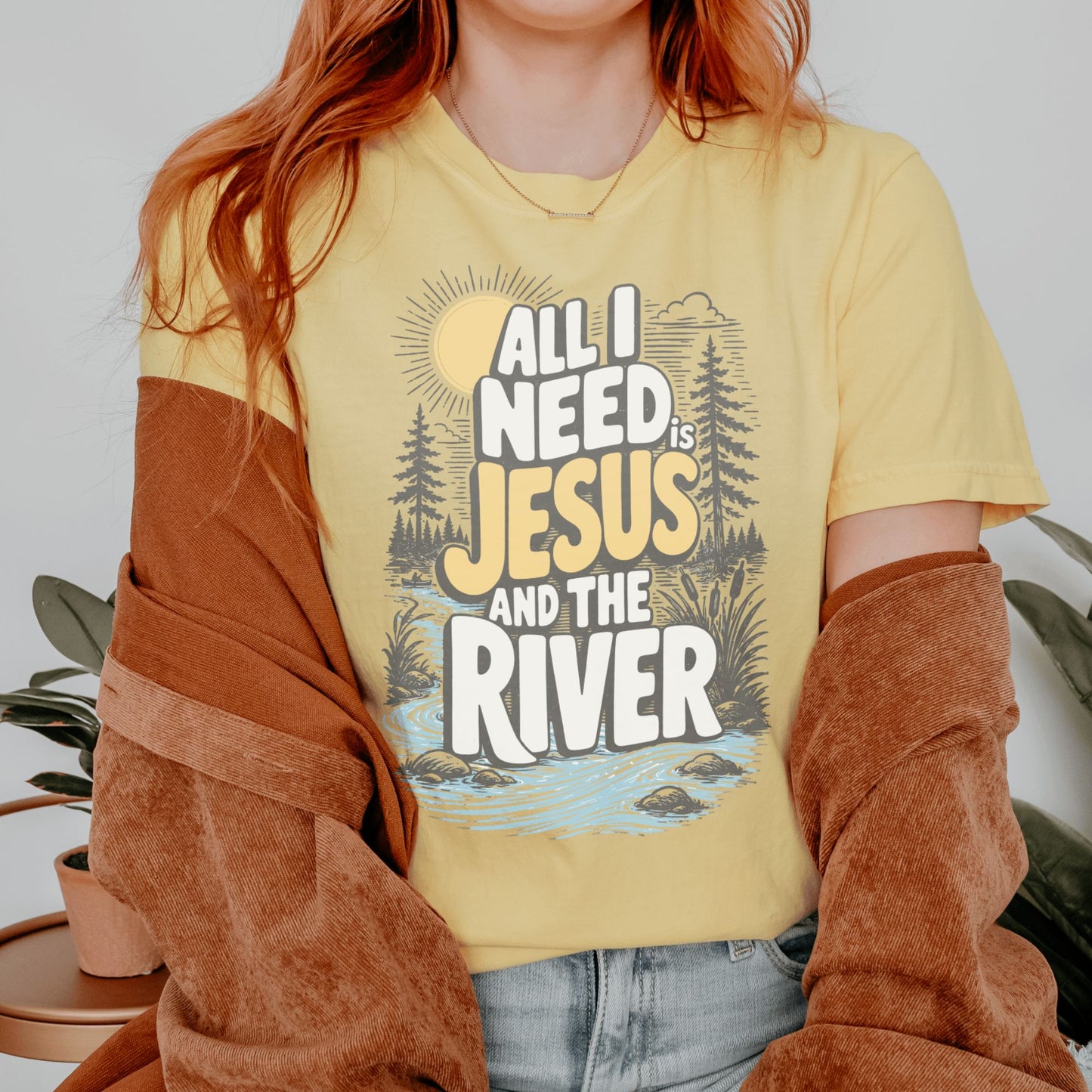 All I Need is Jesus and the River T-Shirt