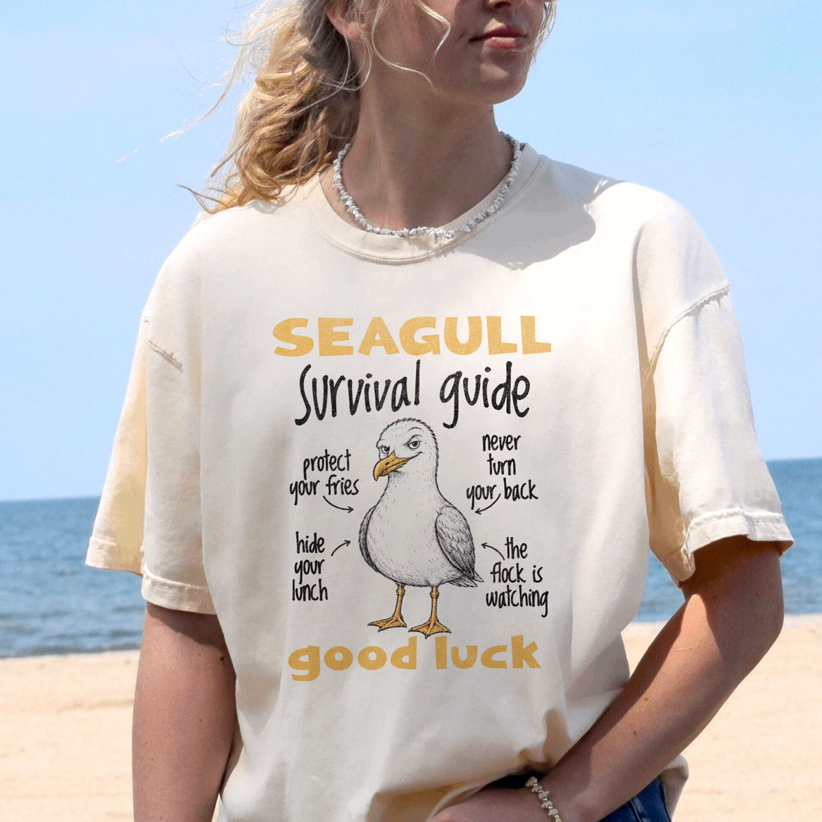 Seagull Survival Guide T-Shirt