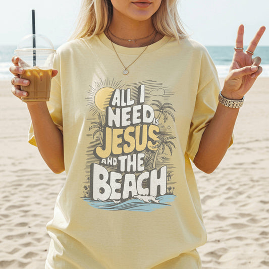 Jesus and the Beach T-Shirt