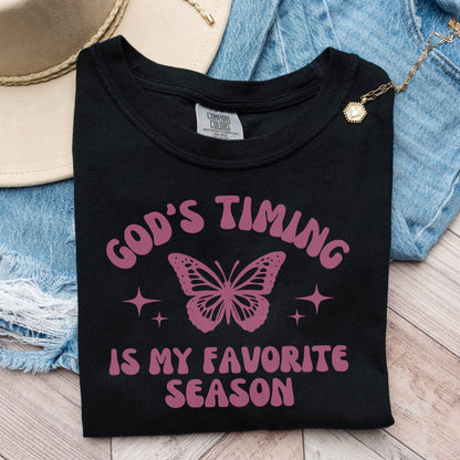 God's Timing is my Favorite Season T-Shirt