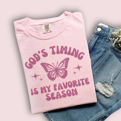 God's Timing is my Favorite Season T-Shirt