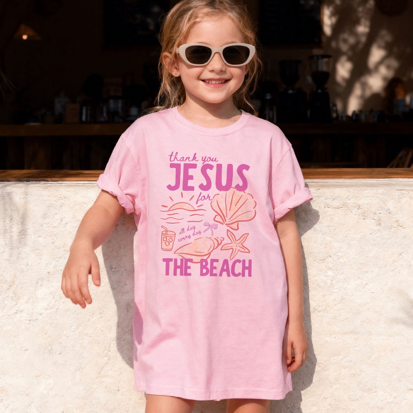 Thank You Jesus for the Beach Youth T-Shirt