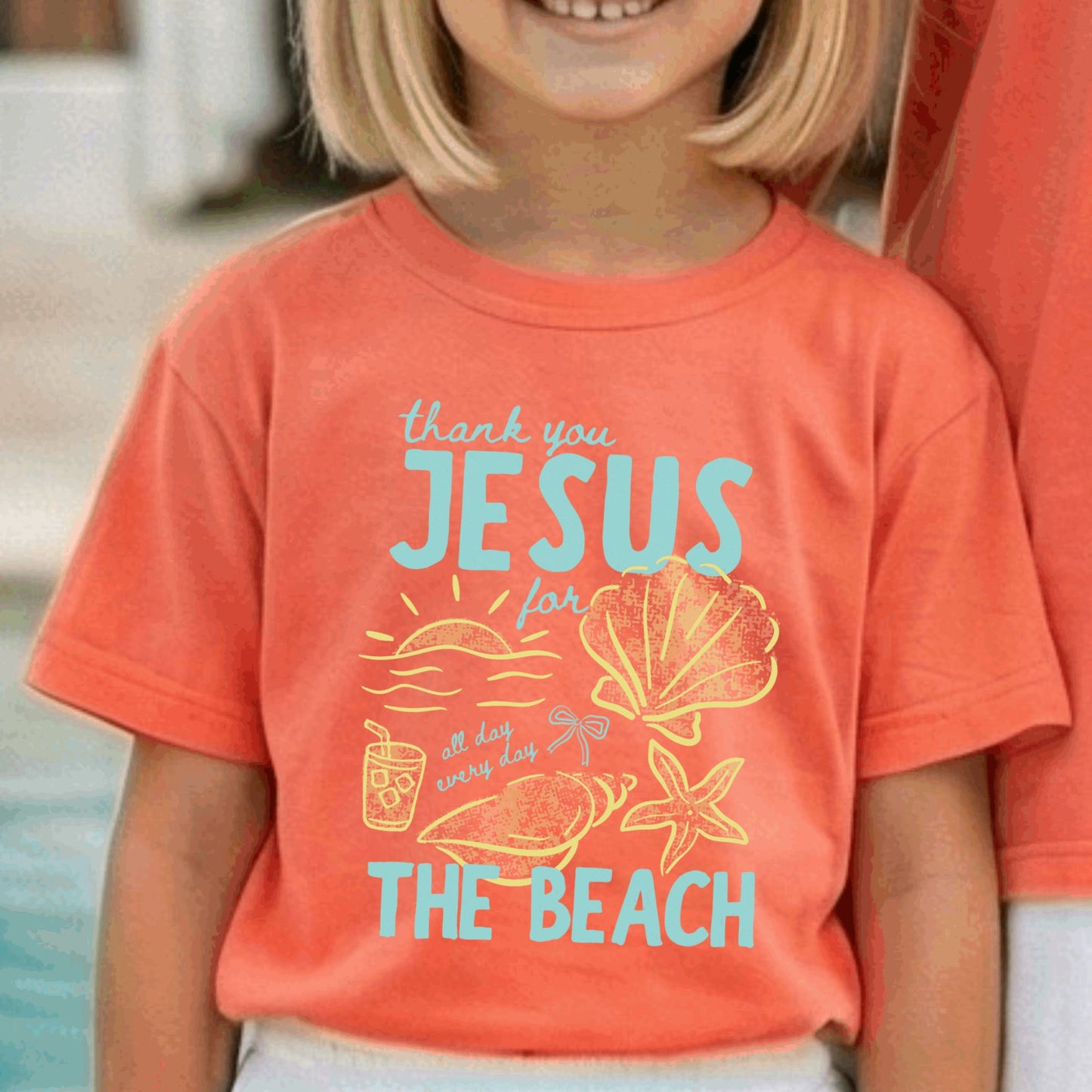 Thank You Jesus for the Beach Youth T-Shirt