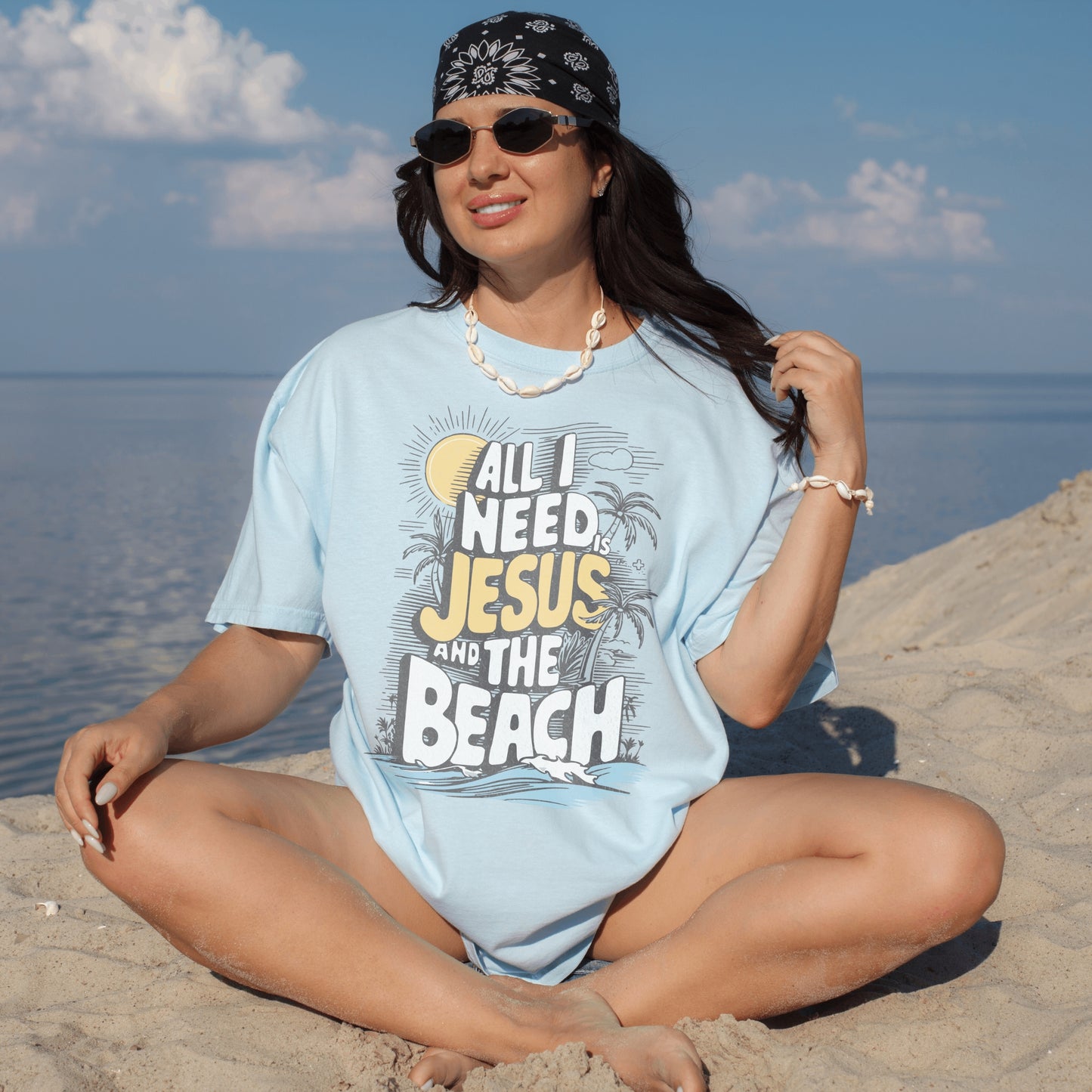 Jesus and the Beach T-Shirt
