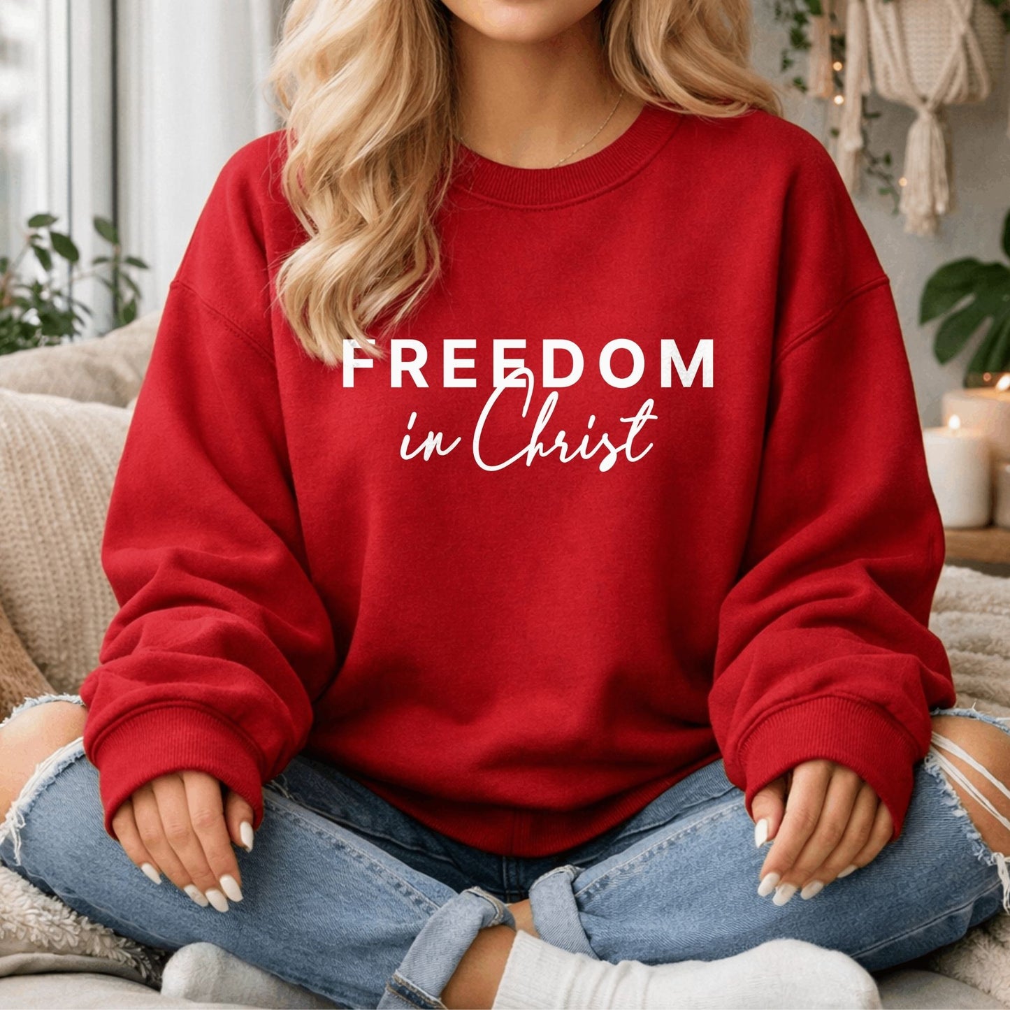 Freedom in Christ Sweatshirt