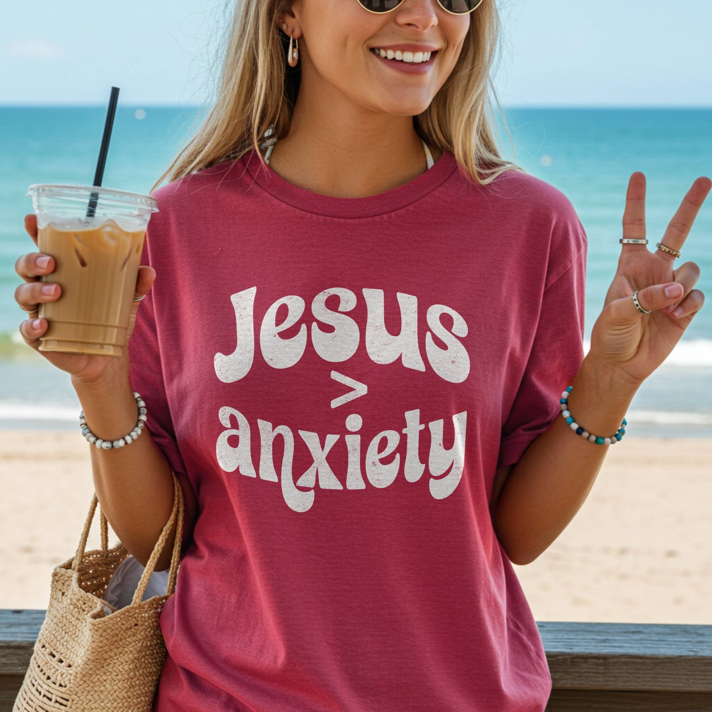 Jesus is Greater Than Anxiety T-shirt