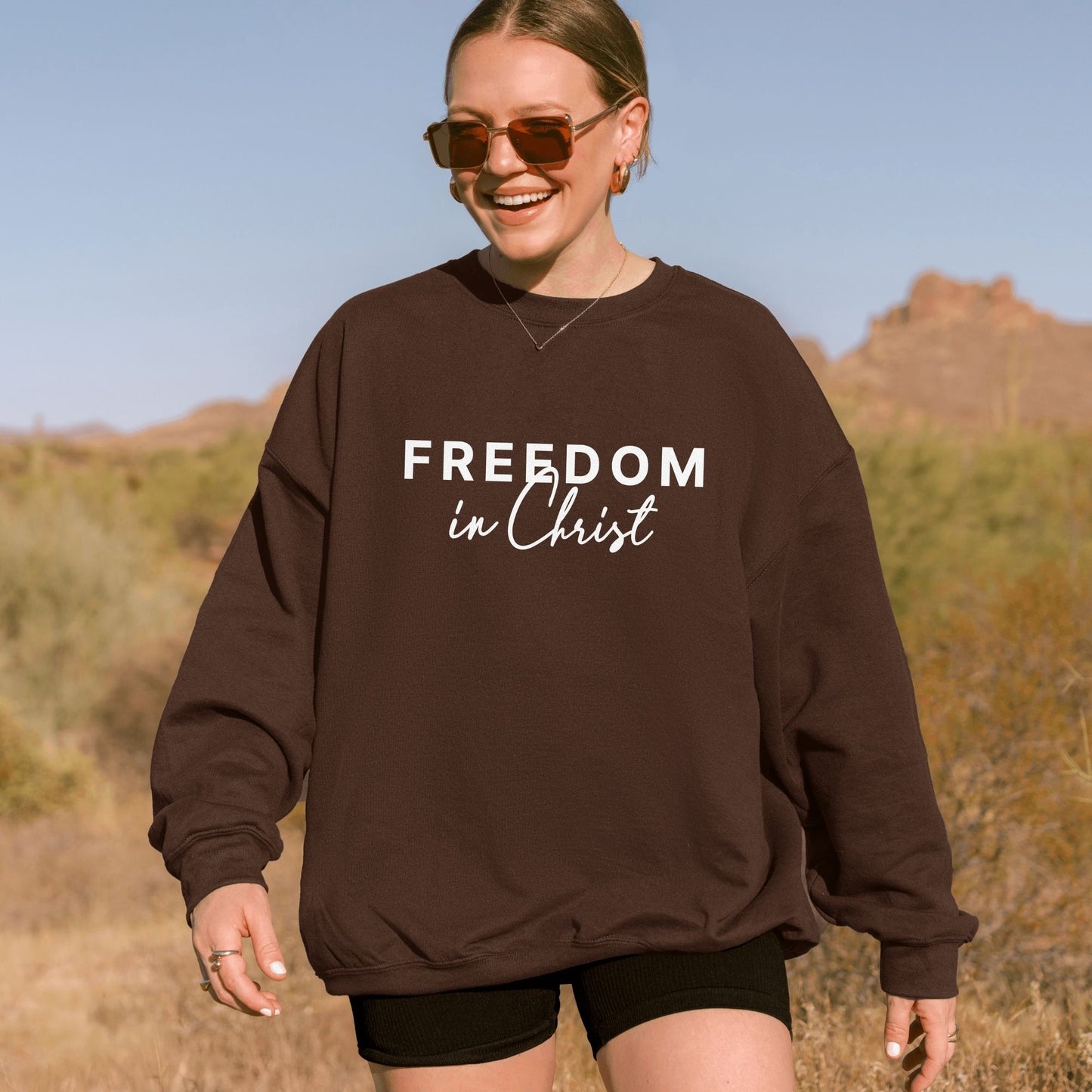 Freedom in Christ Sweatshirt