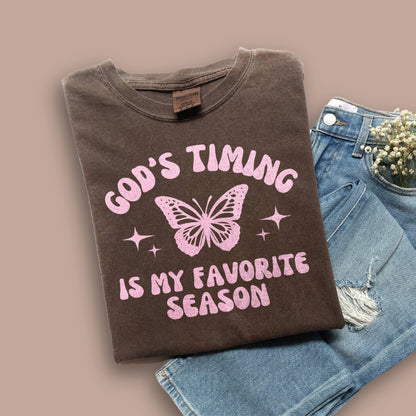 God's Timing is my Favorite Season T-Shirt