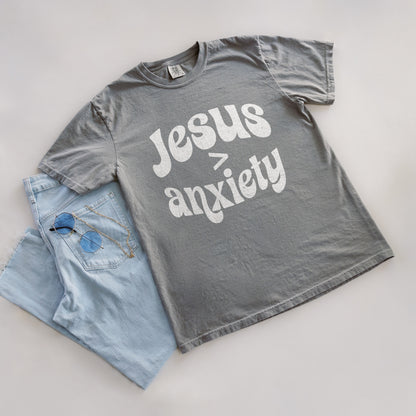 Jesus is Greater Than Anxiety T-shirt