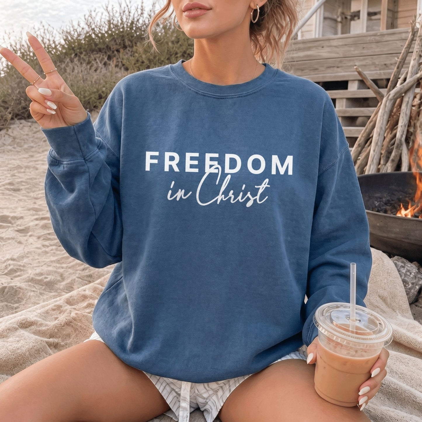 Freedom in Christ Sweatshirt