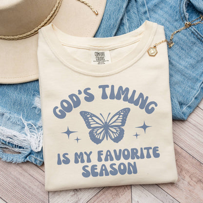 God's Timing is my Favorite Season T-Shirt