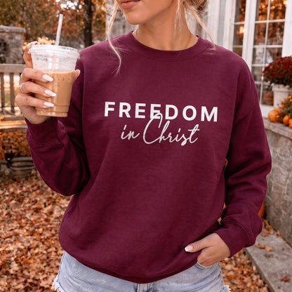 Freedom in Christ Sweatshirt