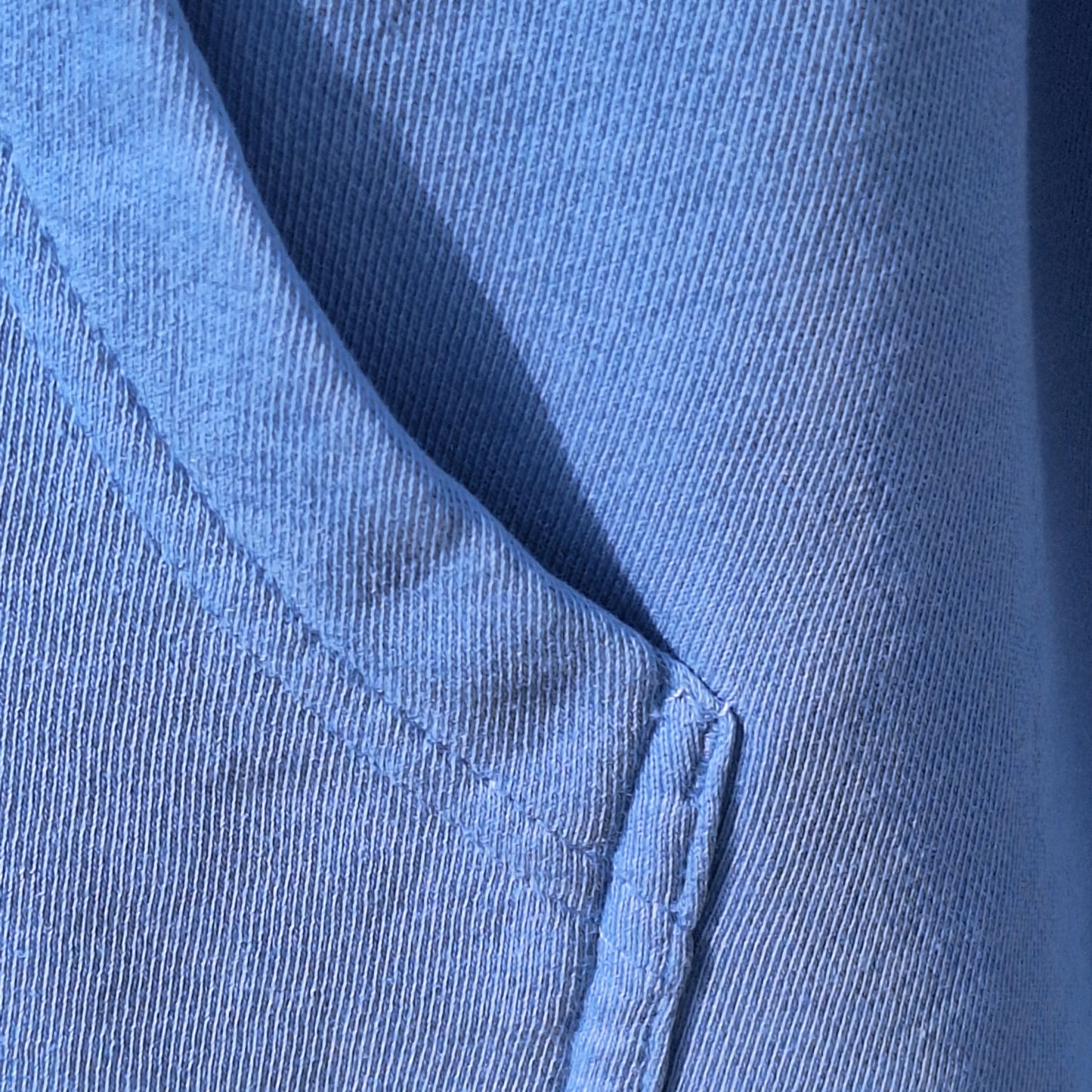 He Leads Me Beside Still Waters Light Blue Embroidered Hoodie