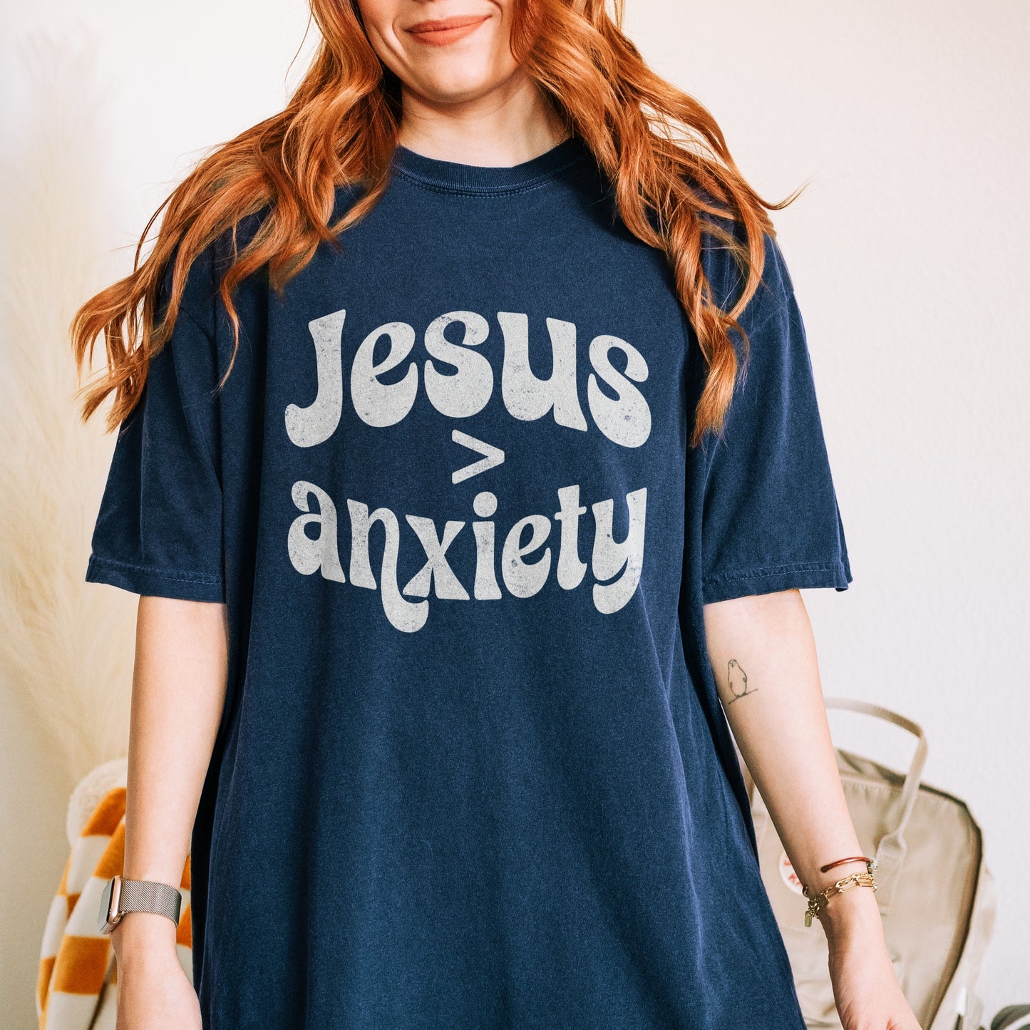 Jesus is Greater Than Anxiety T-shirt
