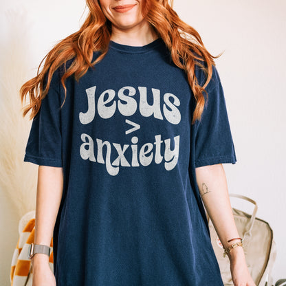 Jesus is Greater Than Anxiety T-shirt