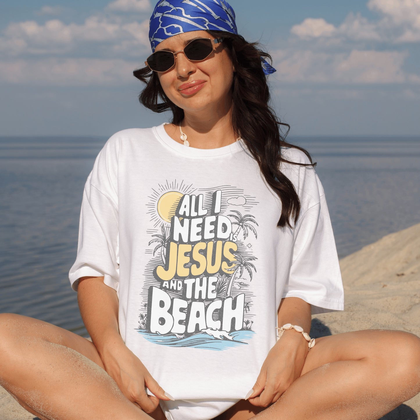 Jesus and the Beach T-Shirt