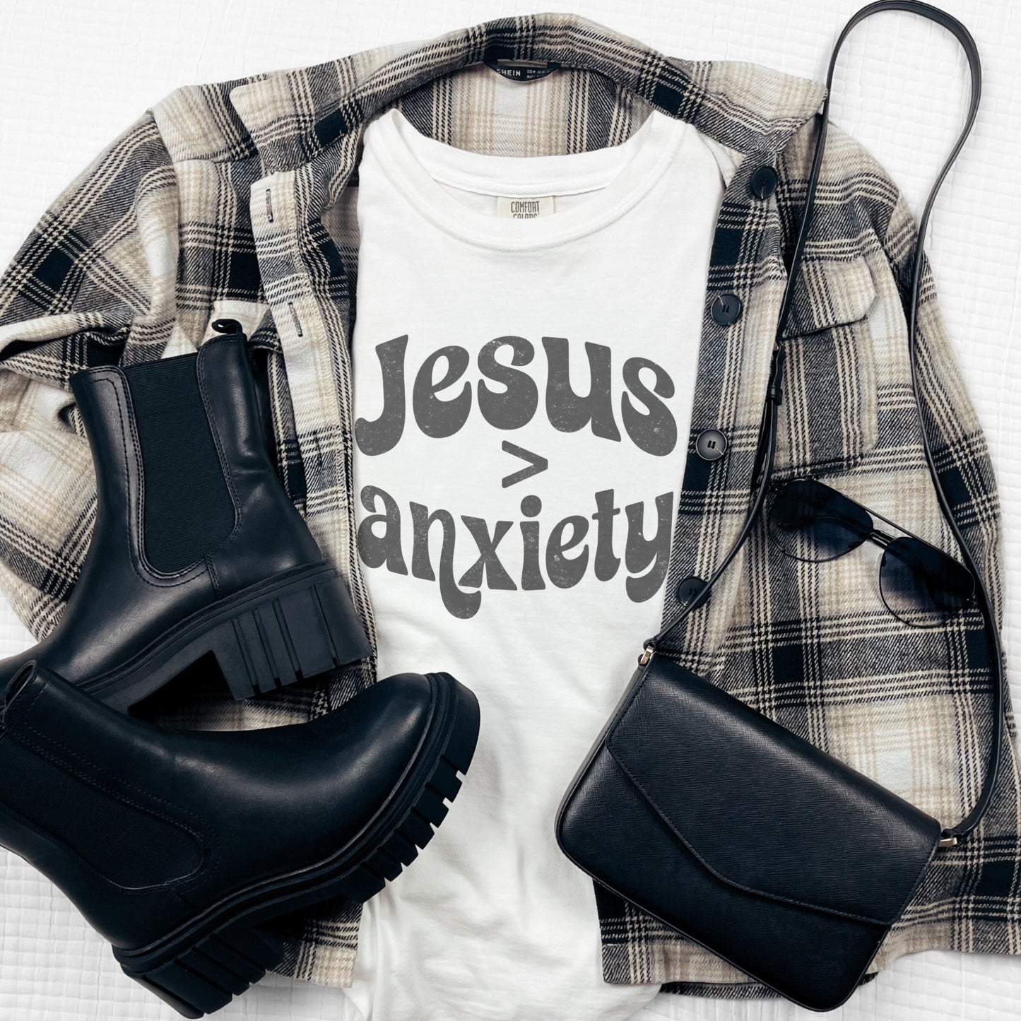 Jesus is Greater Than Anxiety T-shirt